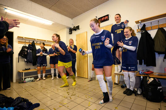 Eskilstuna Uniteds målvakt Monica Elisabeth Wilhelm och