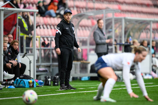 Eskilstuna Uniteds tränare Rickard Johansson