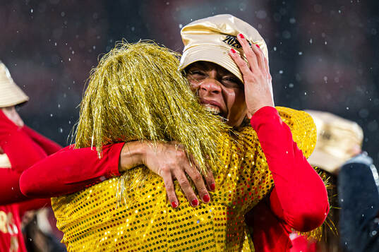 Josefine Birkelund of Brann celebrates