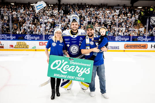 Leksands målvakt Jakob Hellsten utsedd till matchens lirare