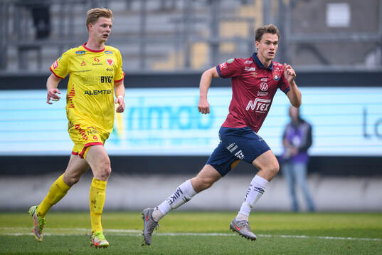 Kalmars Malcolm Stolt  och Örgrytes Christoffer Styffe