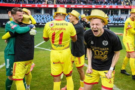 Kalmars Malcolm Stolt  jublar