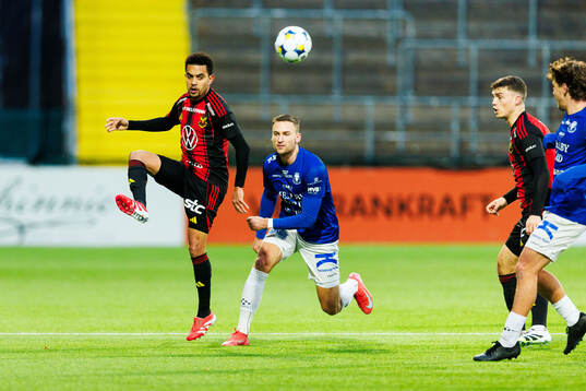 Östersunds Erick Brendon Pinheiro Da Silva och Trelleborgs
