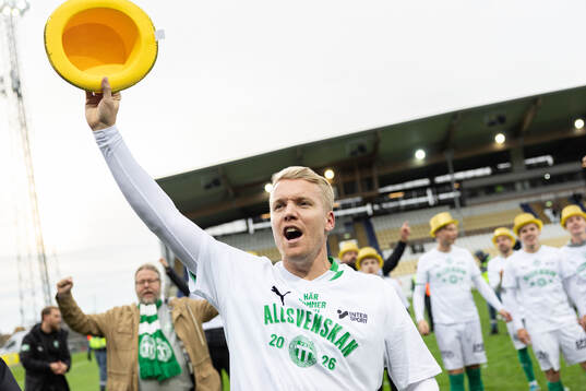Västerås Simon Johansson jublar