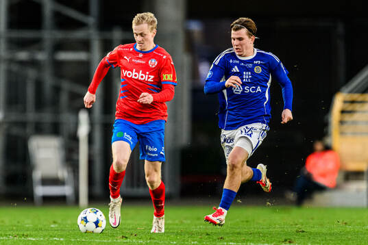 Helsingborgs Oscar Aga och GIF Sundsvalls Jeremiah Björnler