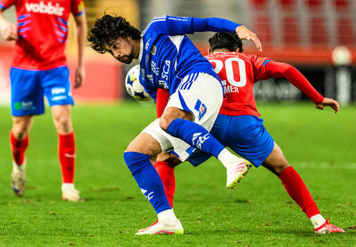 GIF Sundsvalls Monir Jelassi och Helsingborgs Baker Amer