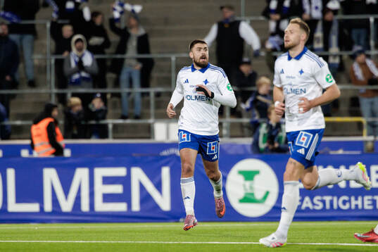 IFK Norrköpings Tim Prica jublar