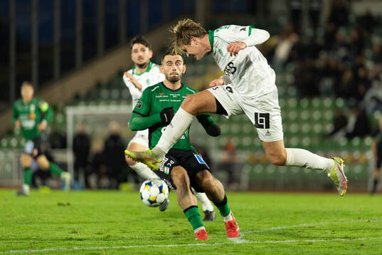 Brages Teodor Wålemark och Varbergs Erion Sadiku