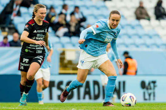 Piteås Emily Gray och Malmö FFs Anna Plantin