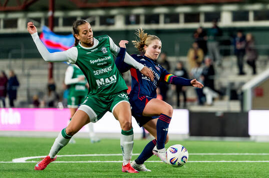 Alingsås Malva Larsson och Rosengårds Hanna Andersson