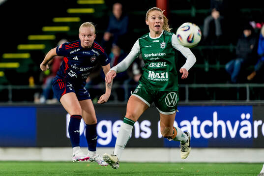 Rosengårds Anni Hartikainen och Alingsås Moa Jarl