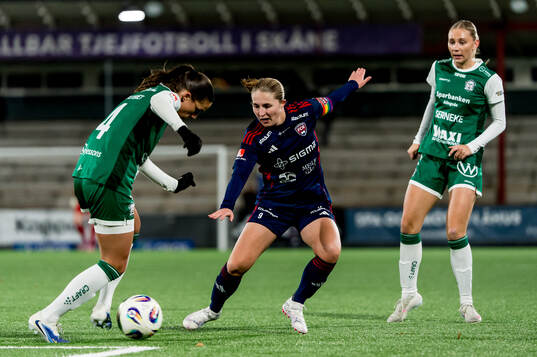 Rosengårds Emma Jansson, Alingsås Alexandra Roholt och