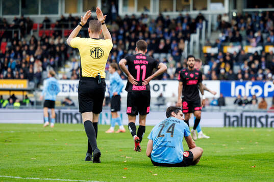 Brommapojkarnas Kevin Ackermann med skada