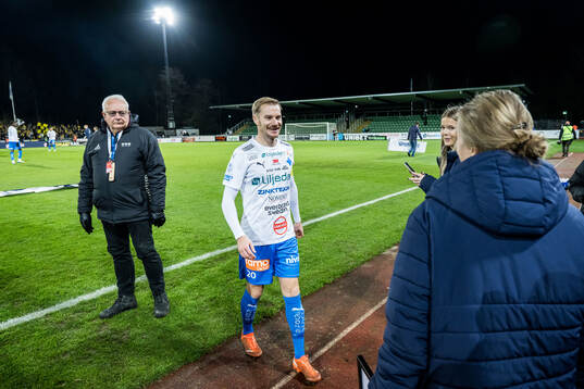 Värnamos Freddy Winsth tackas av