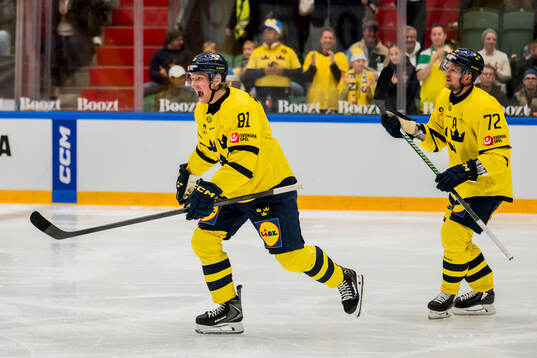 Marcus Sylvegård of Sweden celebrates