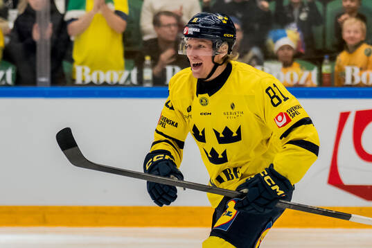 Marcus Sylvegård of Sweden celebrates