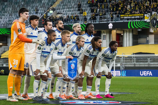 The starting eleven of Strasbourg