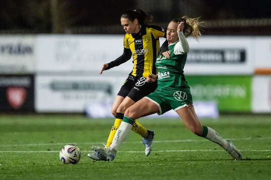 Hammarbys Simone Boye Sørensen och Alingsås Karin Lundin