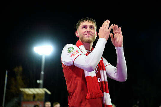 Sandvikens IFs Emil Engqvist jublar