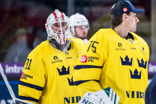 Goalkeeper Jacob Johansson of Sweden