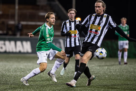 Brages Jacob Stensson och Landskronas Hampus Näsström