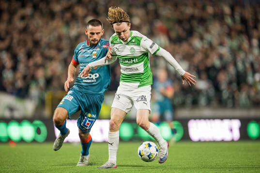 Varbergs Erion Sadiku och Västerås Julius Johansson