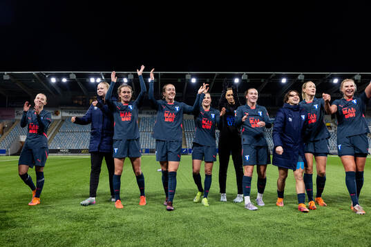 Malmö FFs spelare jublar