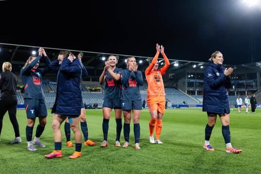 Malmö FFs spelare jublar