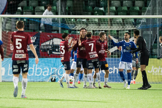 Örgrytes Noah Christoffersson jublar