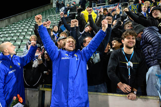 GIF Sundsvalls Pontus Engblom och Pontus Engblom hyllas av