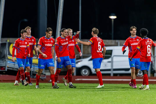 Helsingborgs Oscar Aga jublar