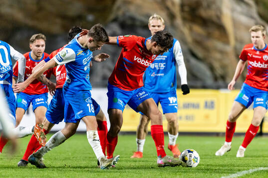 Oddevolds Gustav Forssell och Helsingborgs Wilhelm Nilsson