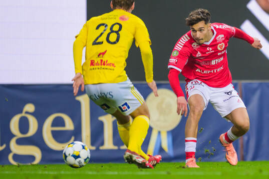 Falkenbergs Melker Nilsson och Kalmars Camil Jebara