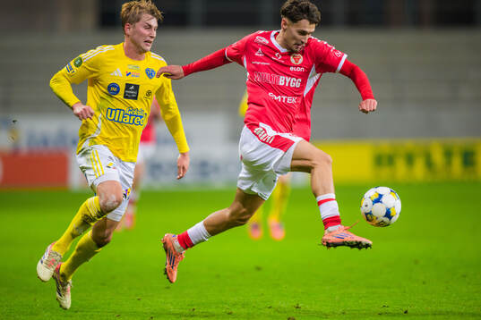 Falkenbergs Gabriel Johansson och Kalmars Camil Jebara