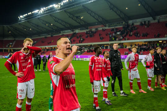 Kalmars Melker Hallberg jublar