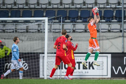 Gefles målvakt Tobias Johansson