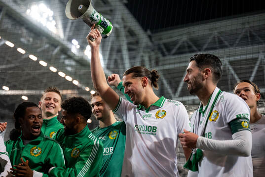 Hammarbys Nikola Vasic jublar