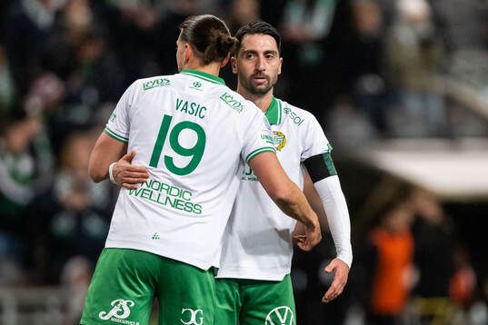 Hammarbys Nikola Vasic och Nahir Besara