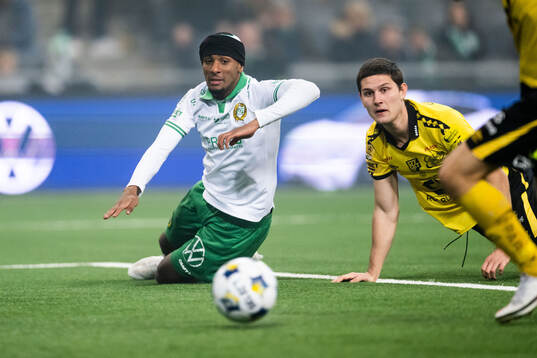 Hammarbys Paulos Abraham och Elfsborgs Rasmus Wikström