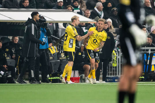 Elfsborgs Johan Larsson och Frederik Ihler