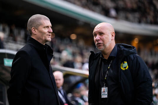 Hammarbys vd Richard von Yxkull och sportchef Mikael