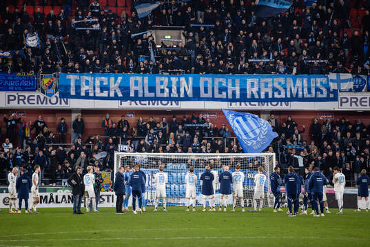 Djurgårdens spelare jublar