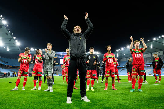 GAIS August Wängberg jublar