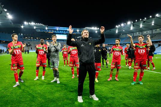 GAIS August Wängberg jublar