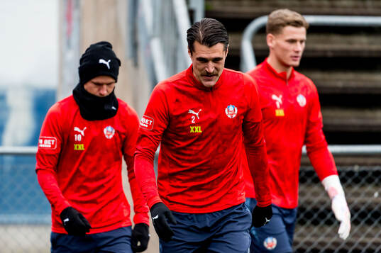 Max Svensson, Jon Birkfeldt och målvakt Johan Brattberg