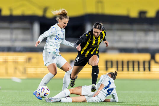 Martina Tomaselli and Chiara Rubustellini of Inter against
