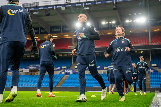 Leo Østigård and Patrick Berg of the Norwegian national