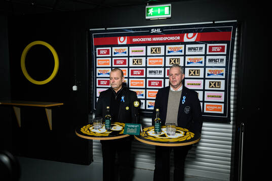 Brynäs tränare Niklas Gällstedt och Malmö Redhawks