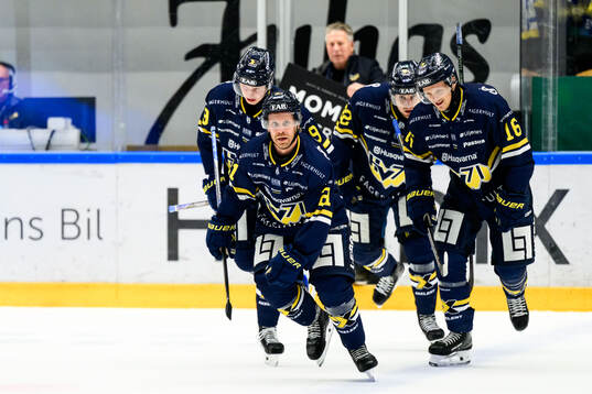 HV71s Mattias Tedenby jublar