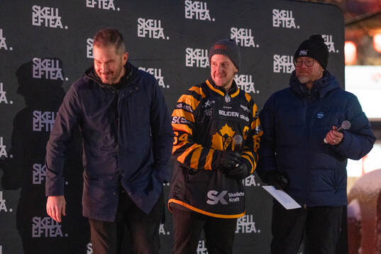 Skellefteås Jimmie Ericsson , Jonathan Pudas och